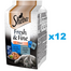 SHEBA plicuri mancare pisici 72x50 g Fresh&Fine in sos cu ton si cod