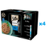 SHEBA Selection varietate plicuri in sos 48x85 g hrana umeda cu somon si cod, peste alb, peste oceanic, cod pentru pisici
