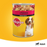 PEDIGREE Conserva hrana umeda pentru caini, cu vita si ficat in aspic 400 g