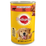 PEDIGREE Hrana umeda pentru caini adulti, cu vita si ficat in aspic 1200 g