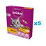 WHISKAS Adult 5x800 g hrana completa uscata cu pui delicios pentru pisici adulte