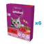 WHISKAS Adult 6x300g hrana uscata pentru pisici adulte cu carne de vita delicioasa