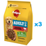PEDIGREE Adult 3x2.6 kg Hrana uscata caine adult talie medie, cu vita si legume