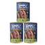 SIMPLY FROM NATURE Hrana umeda pentru caini, cu rata si morcov 3 x 400 g