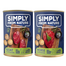 SIMPLY FROM NATURE Hrana umeda pentru caini, mix carne de cal si cartofi/carne de capra si cartofi 400 g x 12 buc.