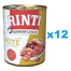 RINTI Kennerfleisch Turkey curcan 12x400 g hrana caini