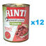 RINTI Kennerfleish Senior Beef 12x400 g cu vita, pentru caine senior
