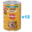 PEDIGREE Adult conserve caini adulti 12x1200g pui si morcovi in aspic