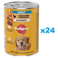 PEDIGREE Adult Set hrana umeda caine, cu pui si morcov 24x400g