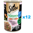 SHEBA conserve pentru pisici 12x400 g Nature's Collection cu somon garnisit cu yam si fasole verde in sos
