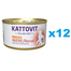 KATTOVIT Feline Diet Niere/Renal hrana umeda dietetica pentru pisici cu afectiuni ale rinichilor, cu pui 12 x 85 g
