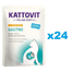 KATTOVIT Feline Diet Gastro hrana umeda dietetica pentru pisici cu afectiuni gastrointestinale, pui si orez  24 x 85 g