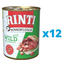 RINTI Kennerfleisch Game hrana caini, cu vanat 12 x 400 g