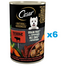 CESAR Natural Goodness Pachet mancare pentru caini adulti, vita cu morcovi si fasole 6x400 g