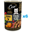 CESAR Natural Goodness Set mancare umeda caini adulti, cu miel, morcovi si spanac 6x400g