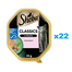 SHEBA Classics 22x85 g cu somon, tava hrana umeda pisica