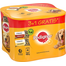 PEDIGREE Adult Conserve pentru caini 4x400 g cu pui si vita in aspic