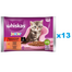 Plicuri WHISKAS Junior 52x85g Classic Meals in sos cu vita si pui