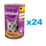 WHISKAS Adult conserva pui in aspic 24x400 g - hrana umeda completa pentru pisici adulte
