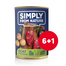 SIMPLY FROM NATURE hrana umeda pentru caini 6 x 400 g + 1 GRATIS capra si cartofi