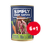 SIMPLY FROM NATURE pachet conserve caini 6 x 400 g + 1 GRATIS rata si morcov