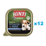 RINTI Feinest Bio Poultry Pure&Poultry hearts tacka drób i serca drobiowe 12x150 g