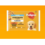 PEDIGREE Junior Choice of Flavours 4x100 g hrana umeda catei, cu vita si ficat si orez, cu pui si orez, in aspic