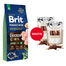 Pachet BRIT Premium By Nature Junior Extra Large XL Chicken 15 kg + WOOLF Chicken And Rawhide Twister 2 x 100g GRATIS