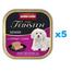 ANIMONDA Pate pentru caini vom Feinsten Senior pasare si miel 5 x 150 g