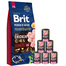 BRIT Premium By Nature Senior Large Extra Large L+XL 15 kg + mokra karma z indykiem 6x400 g