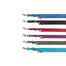 TRIXIE Lesă double 2m/15mm albastru ny