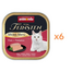 ANIMONDA Vom Feinsten Mild Menü hrană umedă tip pate pentru pisici cu curcan și roșii 6x100 g