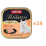 ANIMONDA Vom Feinsten Mild hrană umedă tip pate pentru pisici cu curcan și somon 24x100 g