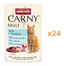 ANIMONDA Carny Adult hrană umedă pentru pisici cu pui și ton 24x85 g