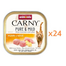 ANIMONDA Carny Pure & Mild Hrană umedă pentru pisici cu pui și brânză 24x100 g
