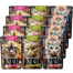 MAU Mousse Mix Sterilised 12x85 g hrană umedă pentru pisici sterilizate, cu miel, somon și vânat