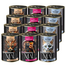 MAU Pate & Filet Mix arome 12x400 g hrană umedă pentru pisici sterilizate, cu rață, gâscă, iepure și cerb