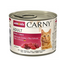 ANIMONDA Carny Cat vită și inimi 200 g