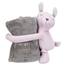 TRIXIE Set Junior pătură și jucărie 75 x 50 cm, gri/liliac