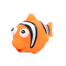 PET NOVA DOG LIFE STYLE Jucarie din cauciuc pentru caini, pestele Nemo 13,5cm