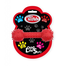 PET NOVA DOG LIFE STYLE Jucarie os cu clopotel pentru caini 14cm, rosu, aroma de carne de vita
