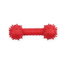 PET NOVA DOG LIFE STYLE Jucarie os cu clopotel pentru caini 14cm, rosu, aroma de carne de vita