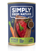 SIMPLY FROM NATURE Hrana umeda pentru caini, carne de cal, seminte de in si morcov 400 g