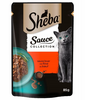SHEBA Sauce Collection Beef 85g bucati vita in sos pentru pisici