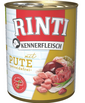 RINTI Kennerfleisch Turkey Conserva hrana caini, cu curcan 400 g