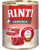 RINTI Sensible hrana umeda pentru caini adulti cu alergii alimentare, cu vita si orez 800gr