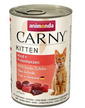 Carny Puszka Kitten Wołowina/Serce Indyka 400 g