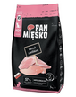 Hrană uscată pisoi hipoalergenică PAN MIĘSKO 5kg pui iepure crocante XS