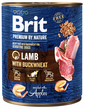BRIT Premium by Nature 800 g hrana umeda caine, miel si hrisca