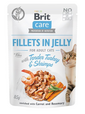 BRIT Care Fillets in Jelly set hrana umeda pisici adulte, cu curcan si creveti 24 x 85 g